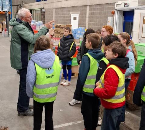 Bezoek voedselbank © Sabine Christiaens