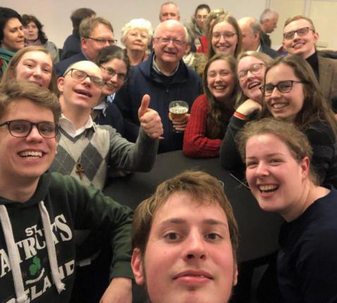 op de receptie na de wijding © Bisdom Gent