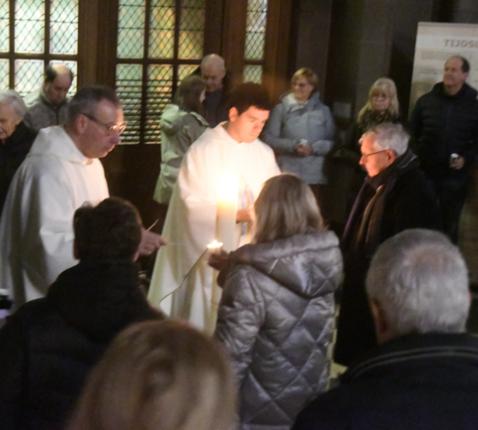 Lichtmisviering in de ochtend © Thierry Christiaens