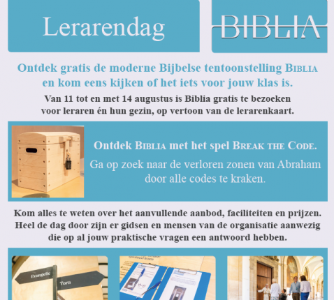 Flyer Biblia © Biblia