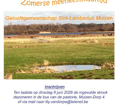 Zomerse maaltijd 