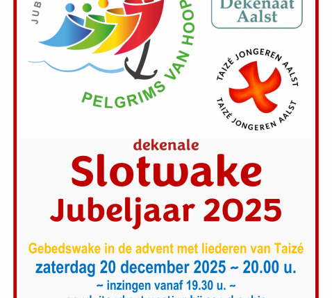 Affiche Slotwake Jubeljaar 2025 
