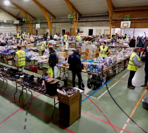 Bedevaarten bisdom Brugge zette een hulpactie op poten voor de getroffen van Trooz © Marc Allegaert