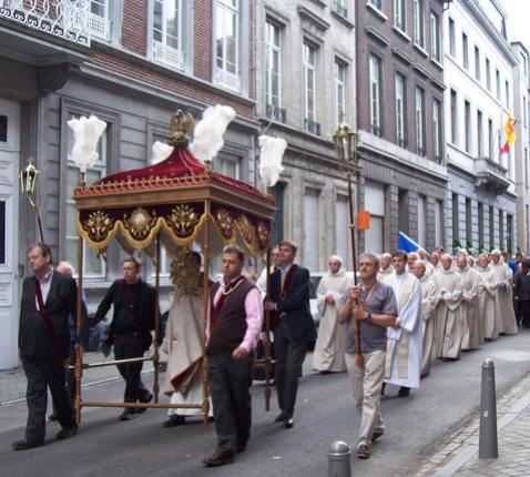 Sacramentsprocessie in Luik © Bisdom Luik