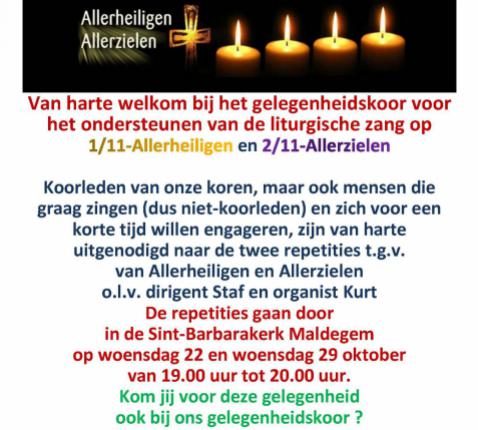 Gelegenheidskoor © Parochie Maldegem