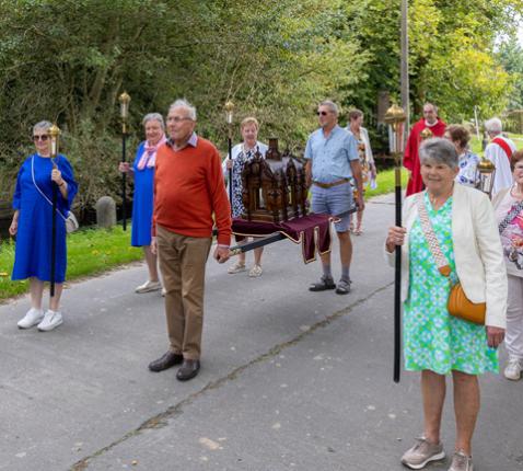 Gerulfusprocessie te Drongen © Caroline Desmet