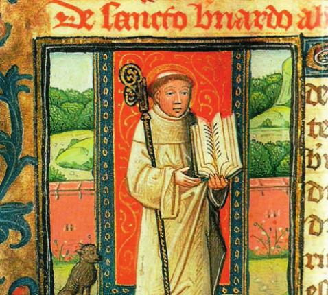 H. Bernardus - Handschrift Duinenabdij 