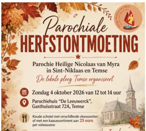 Herfstontmoeting 2026 Temse 