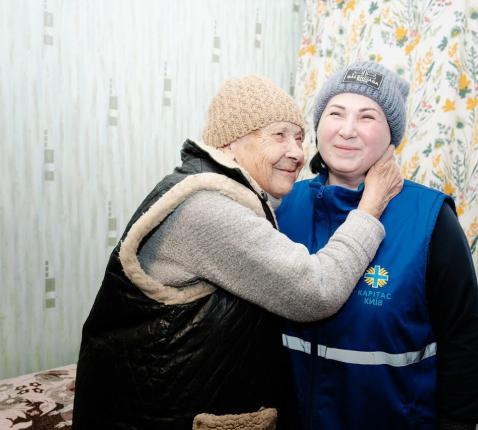 Het Caritasnetwerk hielp in Oekraïne sinds het begin van de oorlog al 4 miljoen mensen. © Caritas International
