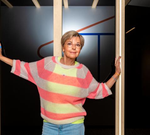 Ingeborg: ‘Tv-werk is een uitlaatklep voor de nar in mij.’ © Christophe De Muynck / ID Agency