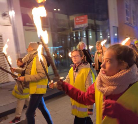 Ruimte voor Licht: een fakkeltocht door Hasselt © IJD