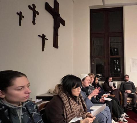 Lezing over Jesaja door zuster Reinhilde © Chris De Groote