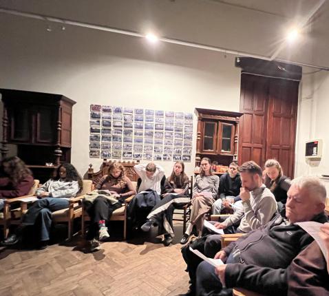 Lezing over Jesaja door zuster Reinhilde © Chris De Groote