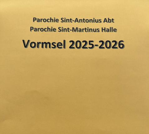 Vormsel 2025-26 © Parochie Sint-Antonius Abt