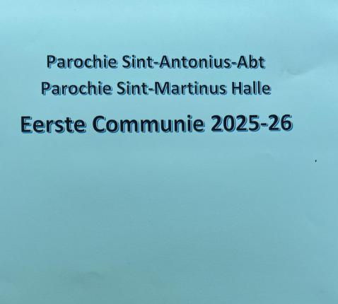 Eerste Communie © Parochie Sint-Antonius Abt