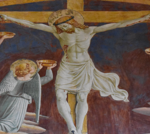 Jezus verheerlijkt aan het kruis © Anton De Preter