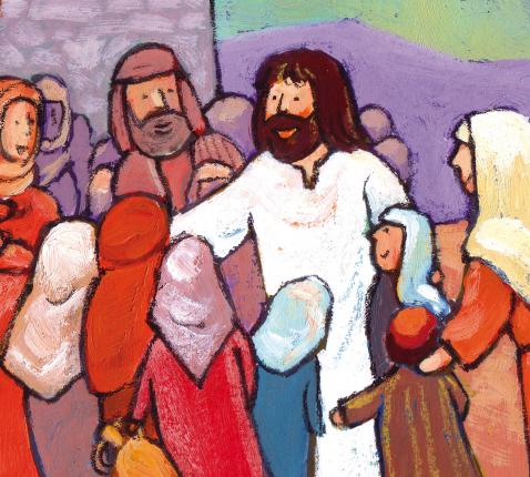 Jezus en de kinderen 