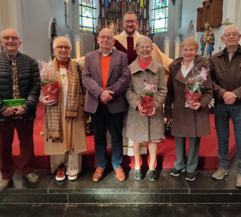 Jubilarissen nov 2025 © Parochie Sint-Antonius Abt