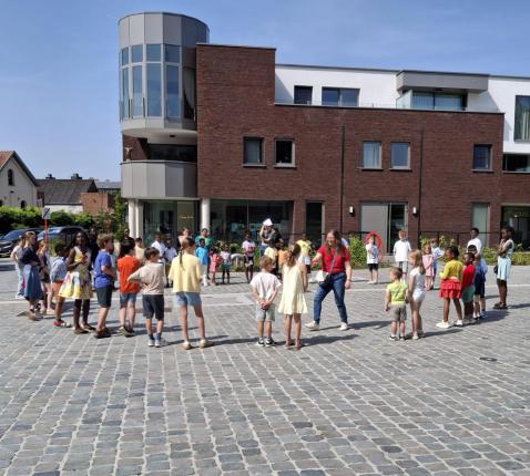 Kinderwoorddienst in de Sint-Corneliusparochie Ninove © Carina Servranckx
