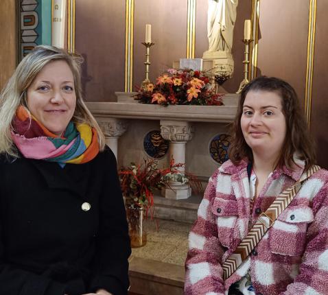 Gebarentolk Kelly en Laurien © Luc Vanden Bogaerde