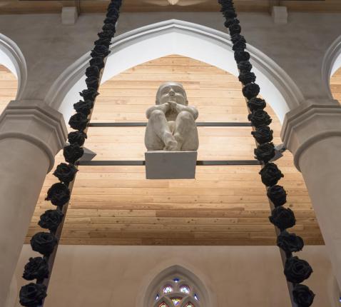 Het kruis van Petrus – Koen Van Loocke in Schore  © Rik Verslype