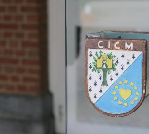 Logo van de Missionarissen van Scheut of CICM (Congregatio Immaculati Cordis Mariae) - Congregatie van het Onbevlekt Hart van Maria © -