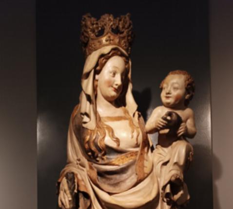 Mariabeeld in het museum Mayer van den Bergh in Antwerpen © Hilde Baccarne