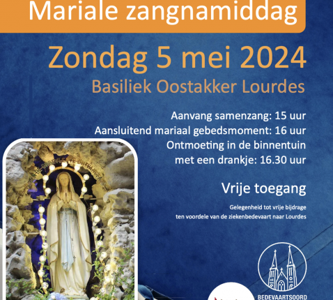 Mariale zangnamiddag 5 me 2024 © Bedevaarten Bisdom Gent