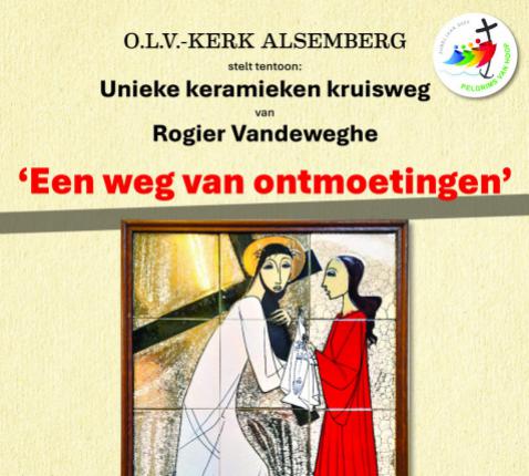 Affiche tentoonstelling Kruisweg van Rogier Vandeweghe © ABCopie