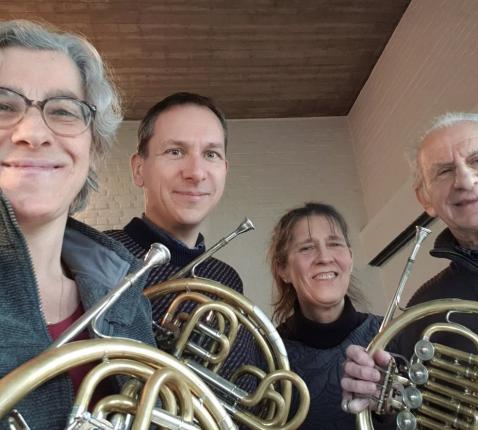 Sabine Van Dingenen (hoorn), Michiel Van Camp (hoorn), Nicole De Paepe (piano), Ernest Maes (hoorn) 