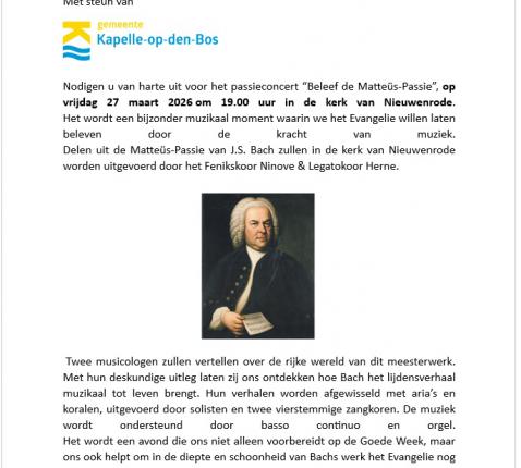 Matteüs-Passie (pastorale zone het Anker) 
