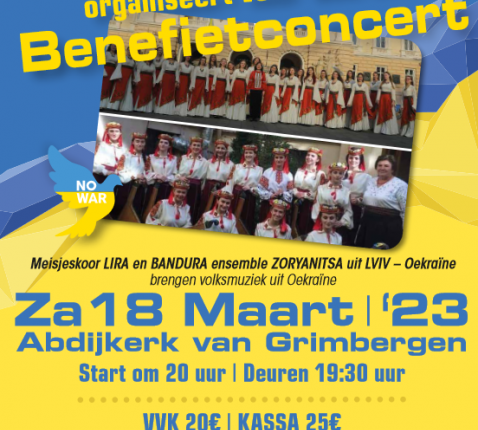 Actie Pater Karel organiseert Benefietconcert t.v.v. Oekraïne © STAM oud-scouts Grimbergen