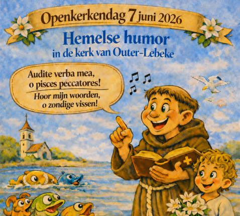 Openkerkendag - 7 juni 2026 - Hemelse humor - Sint-Corneliusparochie Ninove © Tim Van Nieuwenhove