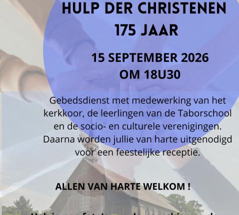 ONZE LIEVE VROUW HULP DER CHRISTENEN 175 JAAR.jpg © Hilde De Zutter