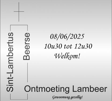 Ontmoeting Lambeer juni 