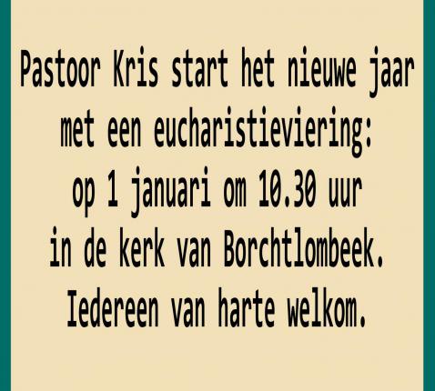 Viering op nieuwjaarsdag 
