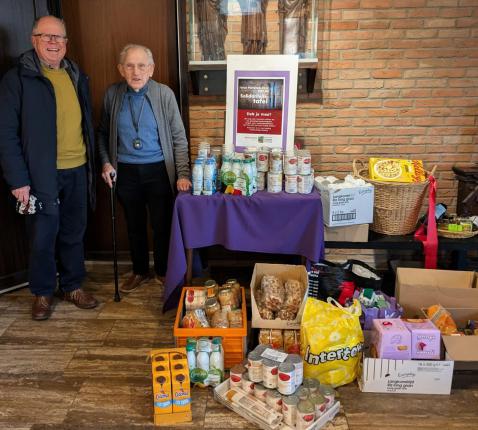 Ophaling goederen solidariteitstafel 2025 © Pastorale zone Leuven aan de Dijle