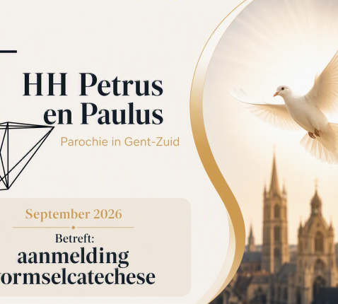 Betreft: aanmelding vormselcatechese © ©