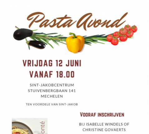 Pasta Avond 2026 Affiche 