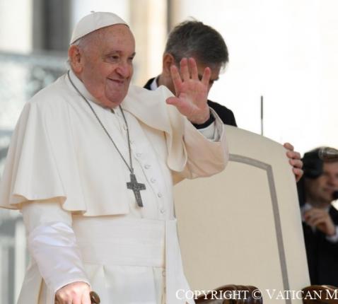 Paus Franciscus_17 april 2024 © @Vatican Media/Dicastery for Communication