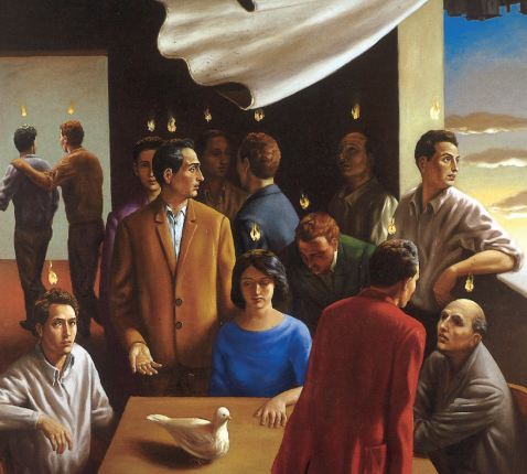 Pinksteren op doek © Stefano Di Stasïo, olie op doek, 1998