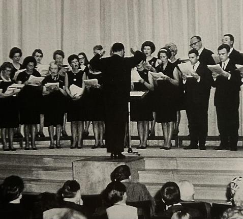 Pius X-koor, 1966 © H. Pius X-parochiegemeenschap Wilrijk