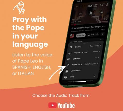 Gebedsvideo van de paus ondertiteld 