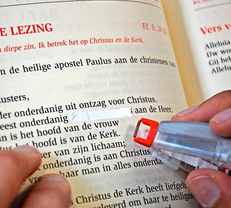 Beter een lezing integraal weg te laten dan er stukken uit te schrappen.  © Luk Vanmaercke