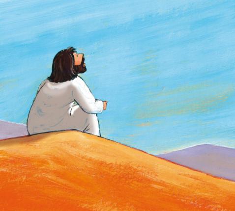Jezus in de woestijn © Roel Ottow in Hosannah