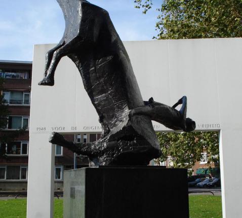 Il Grande Miracolo (1953) van Marino Marini in Rotterdam © Wikimedia Commons