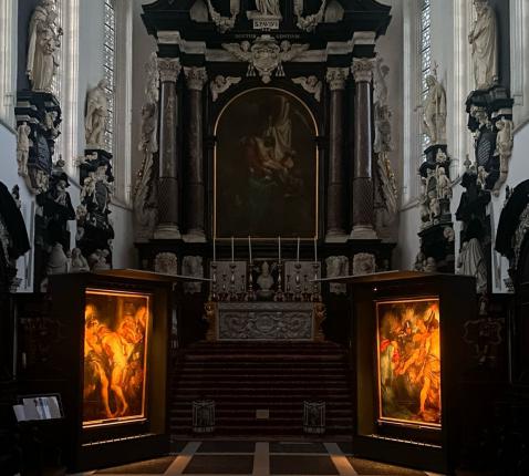 Rubens & Van Dyck by night © Sint-Pauluskerk Antwerpen