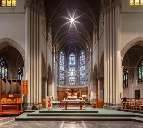 interieur van de kerk © Tim Van de Velde in opdracht van VESPA