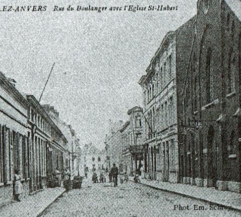 de Bakkerstraat met rechts de kapel 