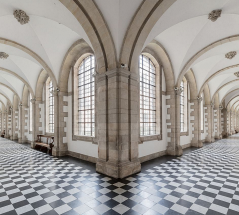 Uit de fotoreeks 'Markante plekken': het Grootseminarie in Brugge. © Alexander Dumarey